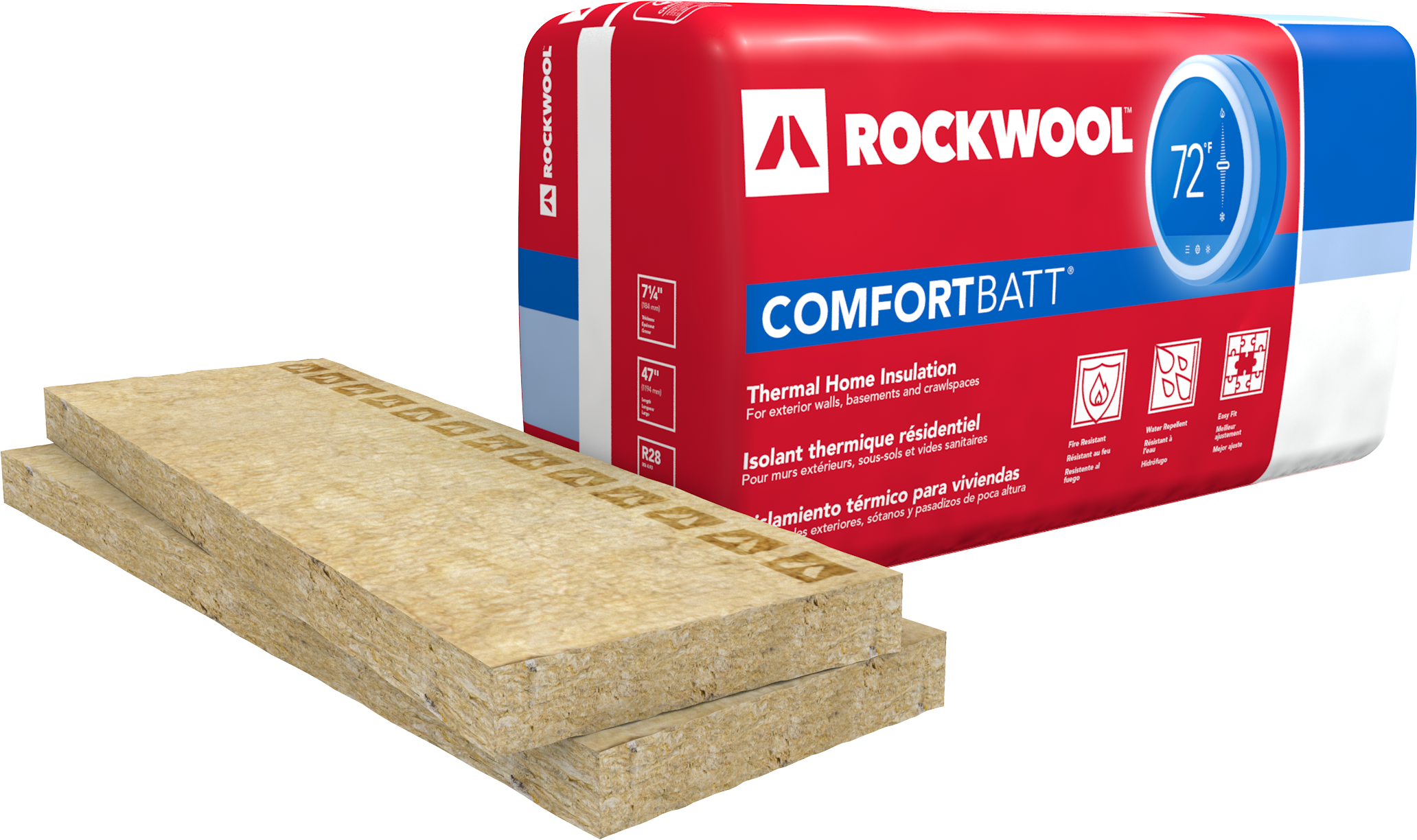 ROCKWOOL Comfortbatt R13 Wood 16 OC | RXCB351525A – YEARS